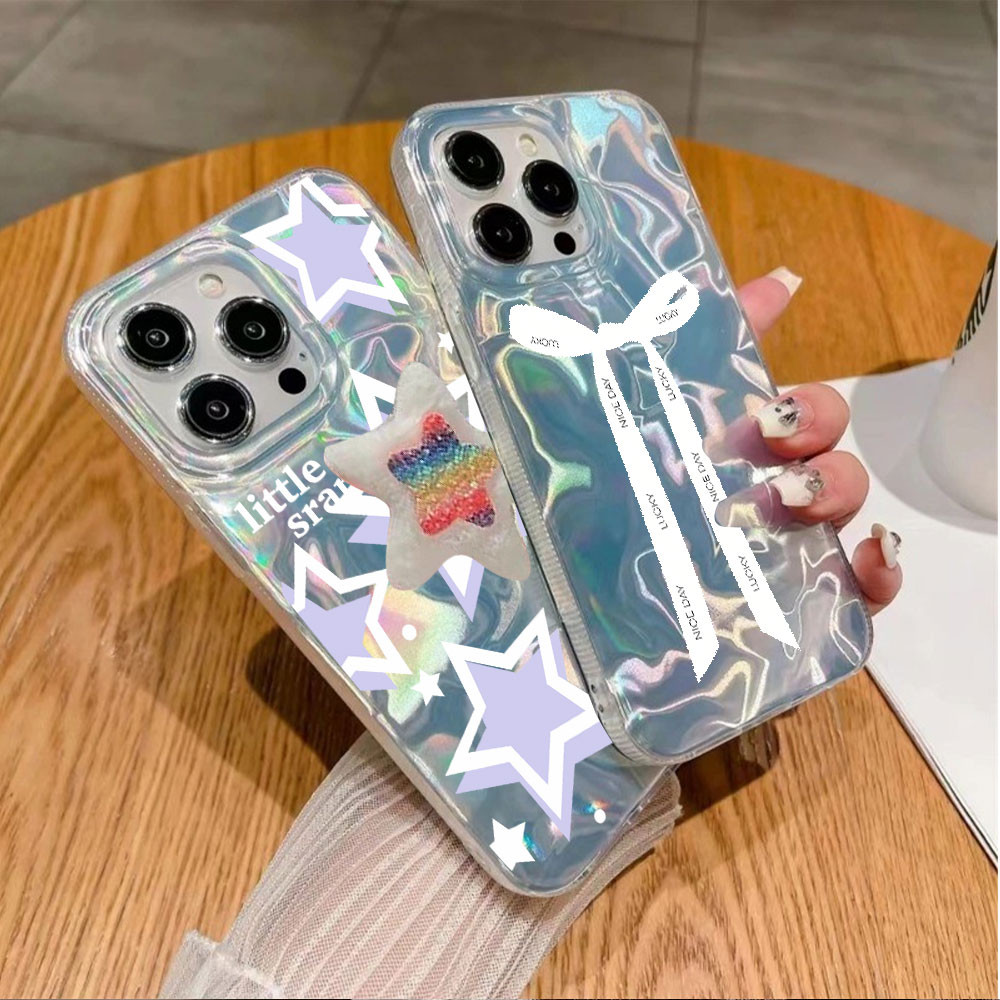 Estrela Arco Capinha Capa Para Samsung A20 A23 A32 A34 A36 A50S A30S A51 A52 A56 A71 A72 Gradiente Aurora