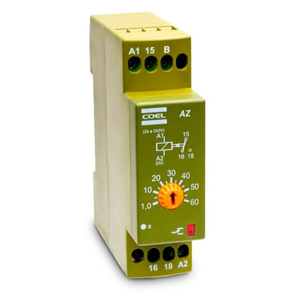 AZ-WCS RELE DE TEMPO 3SEG 24..240VCA COEL