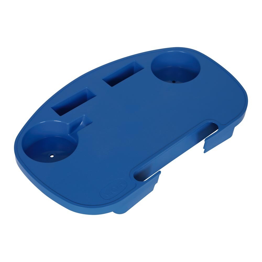 Mesa Portátil para Cadeira de Praia MOR Preta ou Azul com Porta Copos e Suporte Celular – Camping Piscina