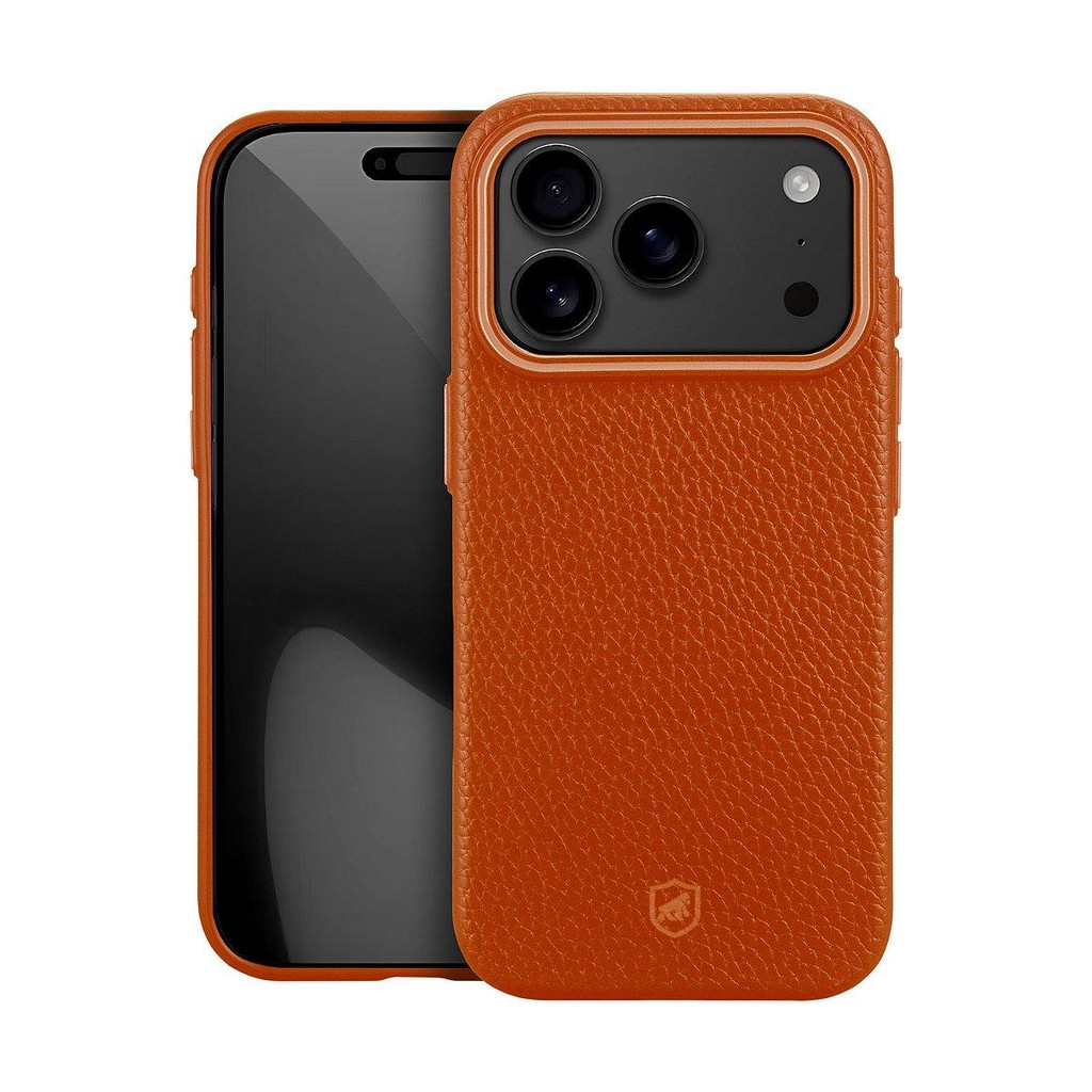 Capa case capinha para iPhone 17 Pro Max - Magsafe Tech Couro - Marrom - Gshield em Oferta na Shopee