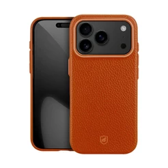 Capa case capinha para iPhone 17 Pro Max - Magsafe Tech Couro - Marrom - Gshield
