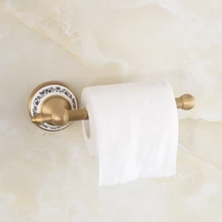 Suporte De Papel Higiênico De Latão Antigo , Parede Para Rolo , Acessórios De Banheiro Sba960