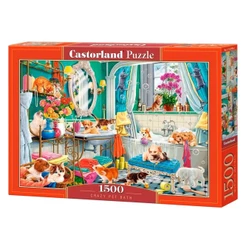 Puzzle 1500 Peças Pets no Banho - Imp. Castorland