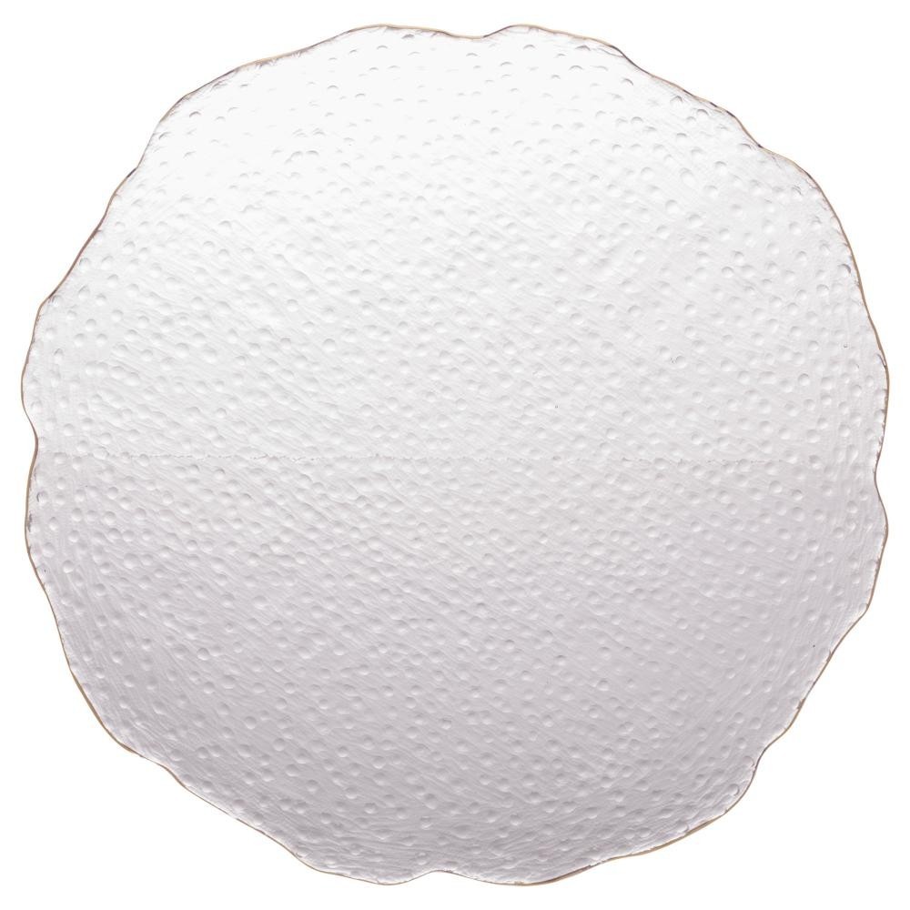 Prato para Servir Wolff Taj de Cristal Incolor em Oferta na Shopee