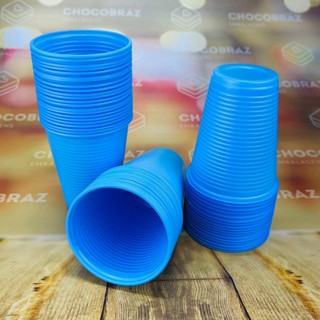 50~250 COPO ANIVERSARIO 200ml AZUL CALRO CANDYCOLORS BELLO FESTAS em Oferta na Shopee