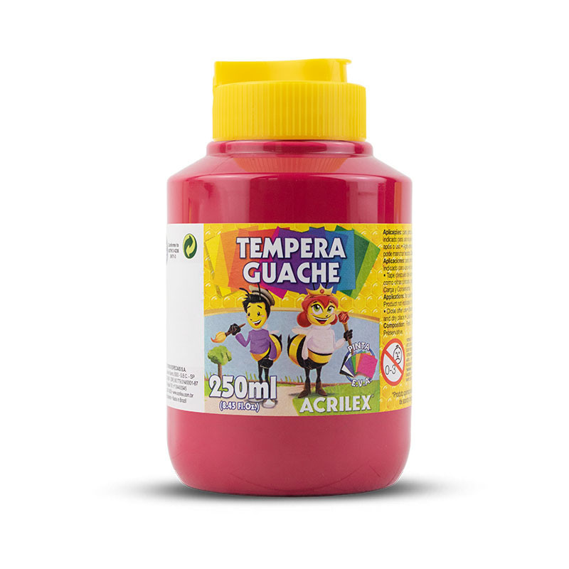 Tinta guache Magenta 250ml 549 Acrilex - Stationery