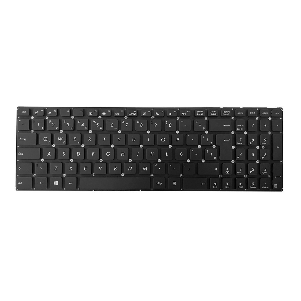 Teclado para Notebook Asus X550 X550C | Preto ABNT2 - Computers & Accessories
