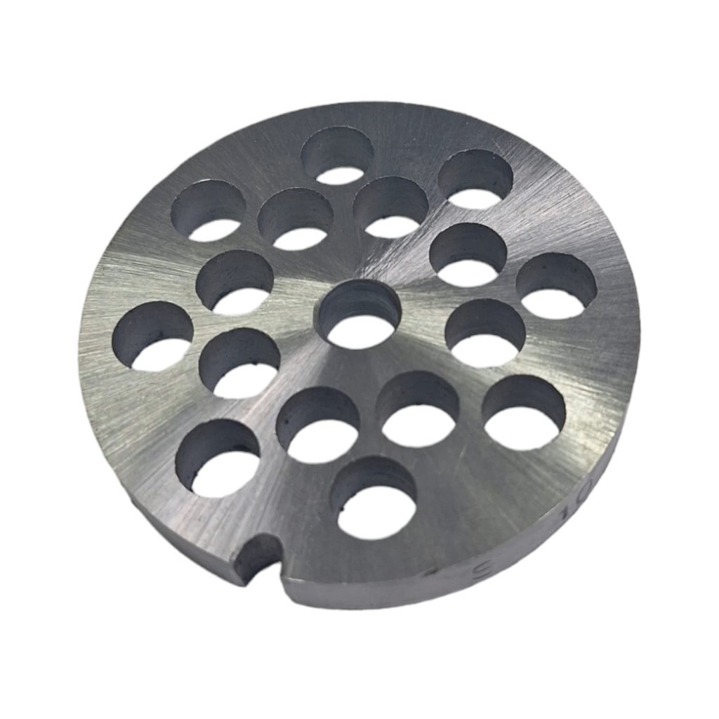 DISCO DE MOEDOR DE CARNE BOCA 10 COM FURO 5MM 10/05 AÇO CARBONO REDE PARA MOEDOR DE CARNE