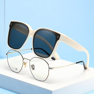 Novo Conjunto De Óculos De Sol Da Miopia Moda Para Proteção UV De Verão Masculino E Feminino Espelho Caixa em Oferta na Shopee