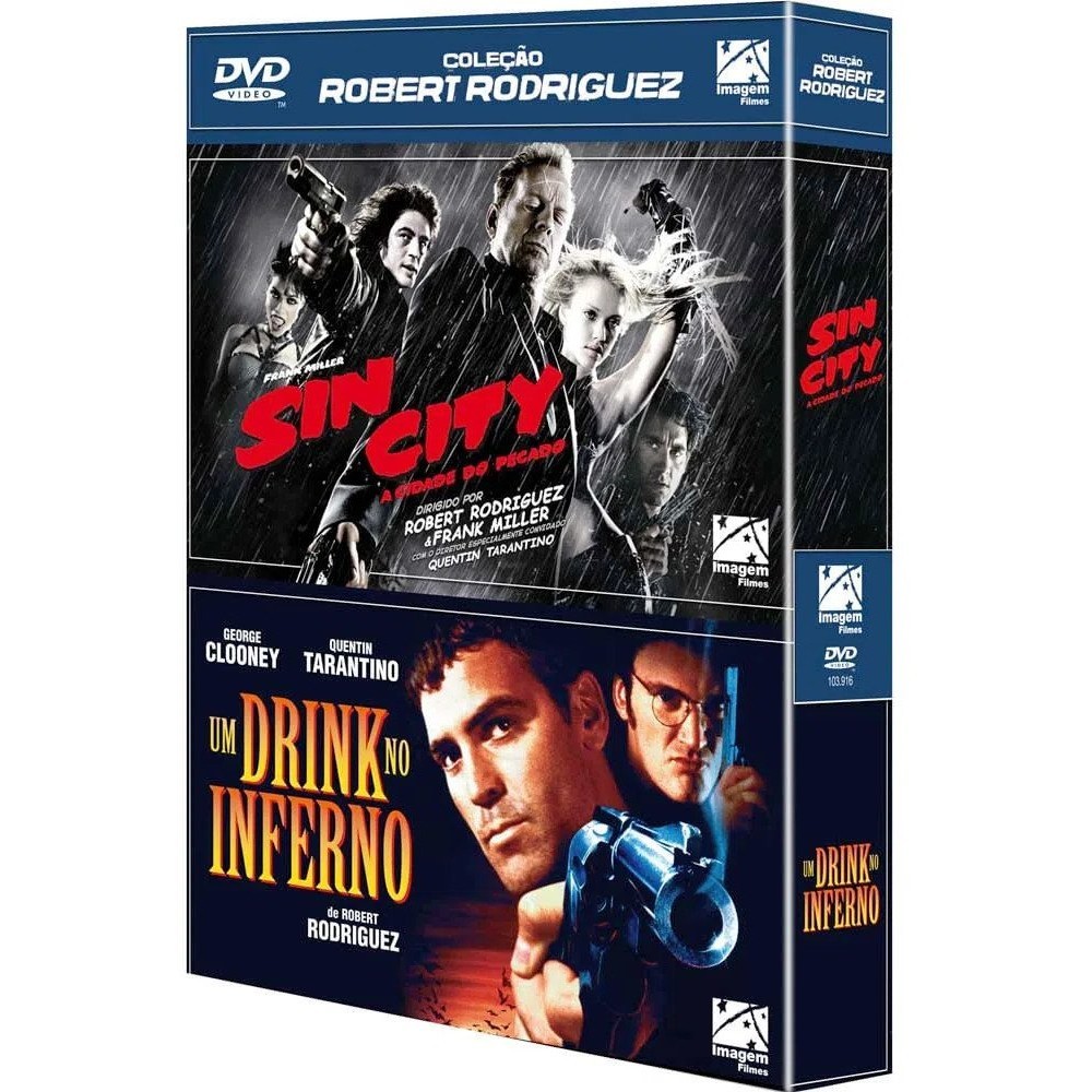 COLEÇÃO ROBERT RODRIGUEZ (SIN CITY + UM DRINK NO INFERNO) - DVD