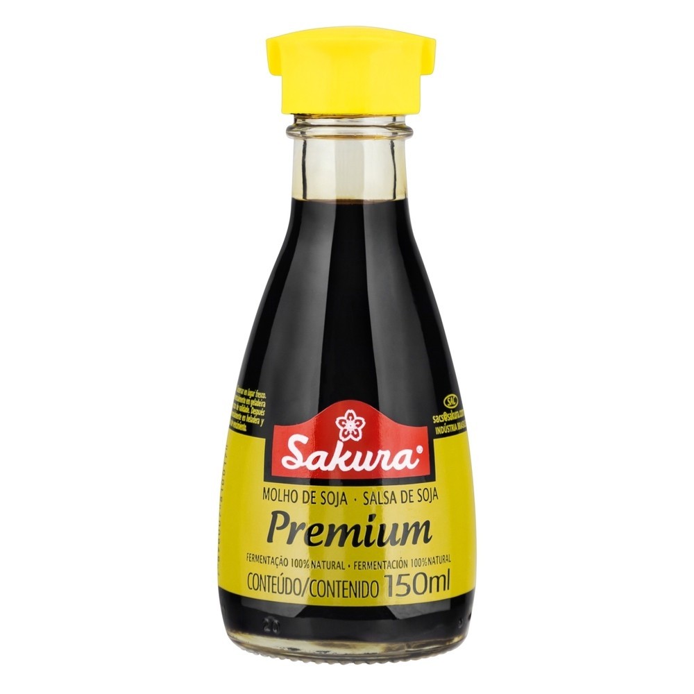 Molho De Soja Shoyu Premium Sakura Vidro 150ml