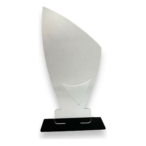 Kit 10 Troféu Acrilico Cristal 2mm 21x11cm C/base Preta em Oferta na Shopee