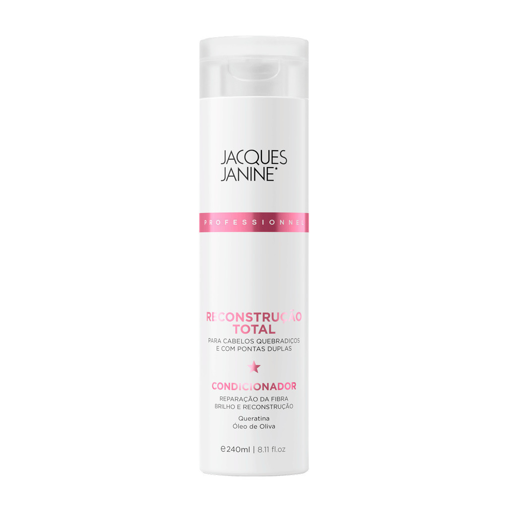 Condicionador Leave-In Reconstrução Total Jacques Janine 240ml em Oferta na Shopee