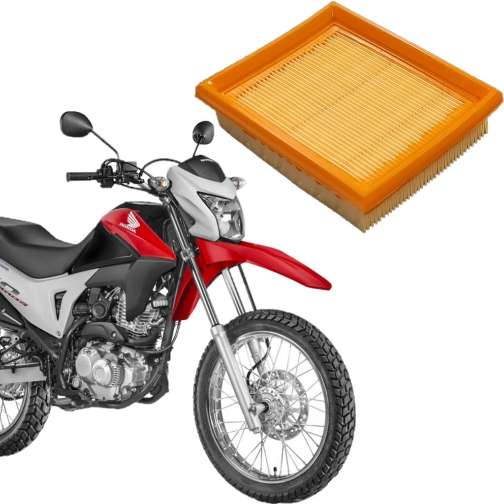FILTRO DE AR HONDA NXR BROS 160 2015 2016 2017 2018 2019 2020 2021 2022 2023 2024 BROS160 ELEMENTO