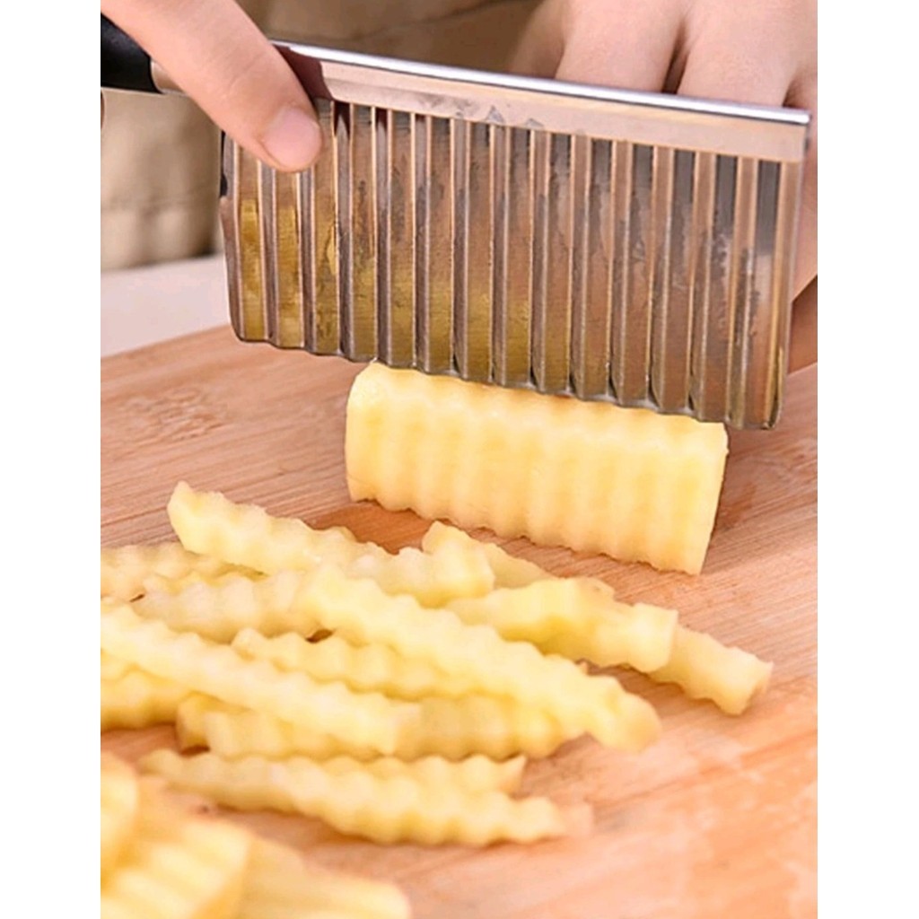 Faca Ondulada para Legumes/Frutas em Oferta na Shopee