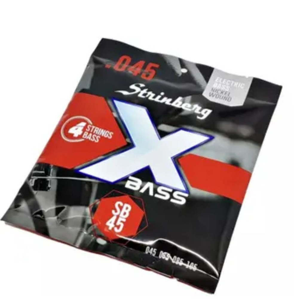 Jogo De Cordas Contra Baixo Elétrico 4 Cordas Strinberg Sb45