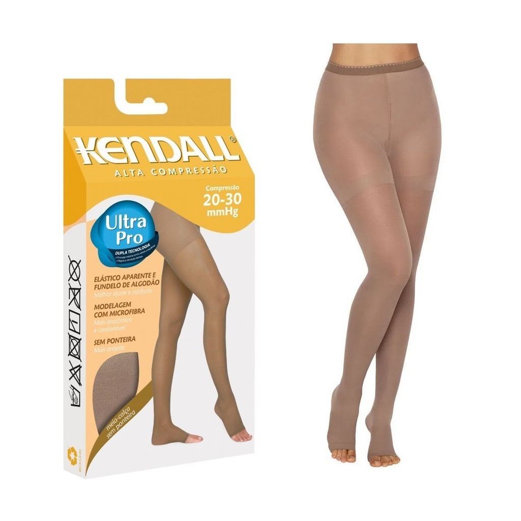 Meia Calça Kendall Alta Compressão sem ponteira 1891 em Oferta na Shopee