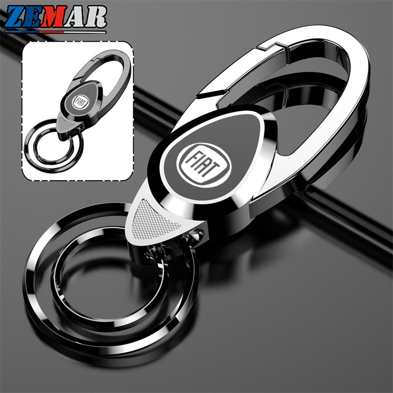 Porta-Chaves FIAT Metal Carro Motocicleta Pendurado De Alta Qualidade Padrões De Impressão A Laser Para Strada Argo Mobi Toro Fastback Pulse Cronos Scudo 500 Titano Palio Ideia Un