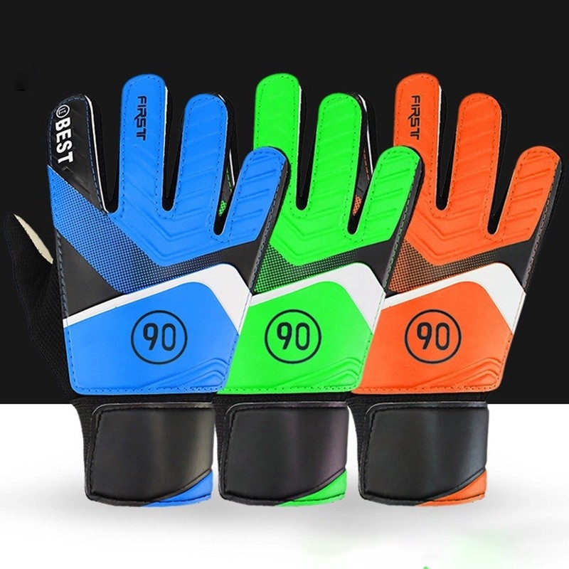 45OD látex anti-colisão LALG crianças futebol goleiro luvas