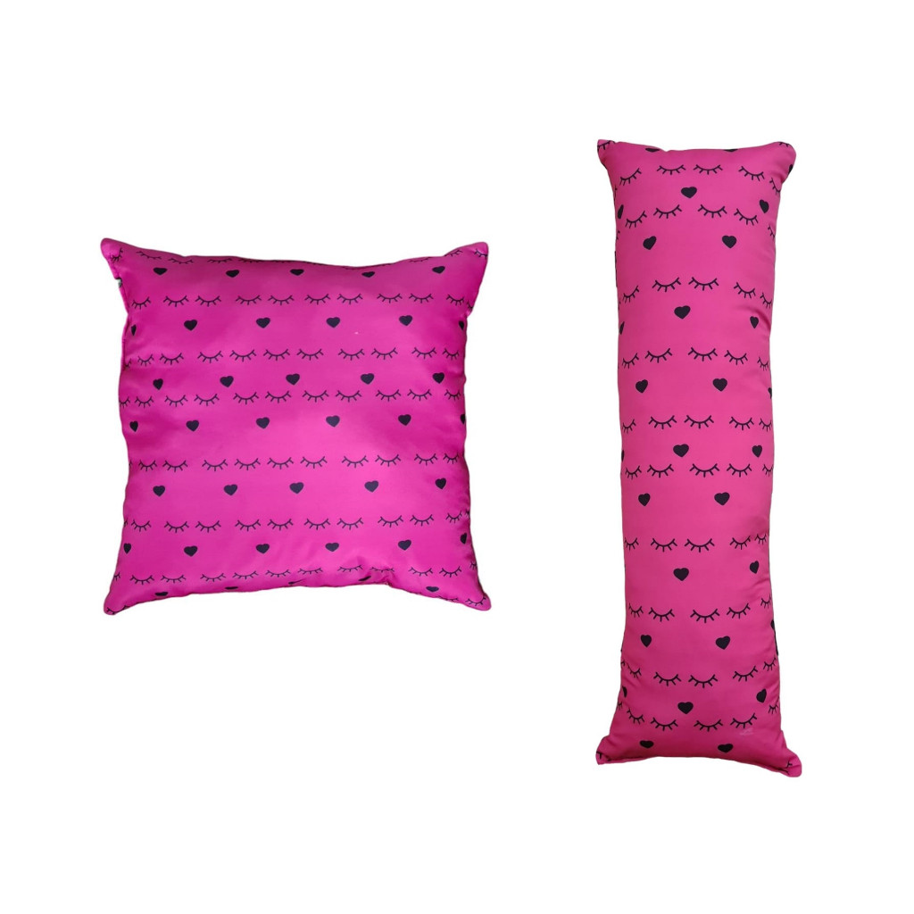 Kit 1 Almofada de Assento Infantil + 1 Almofada de Cinto