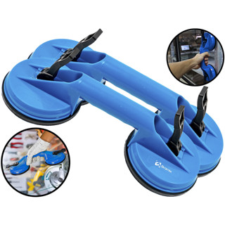 Kit 2 Unidades Ventosas Duplas Para Vidro Mármore Espelho Porcelanato Capacidade De 50kg em Oferta na Shopee