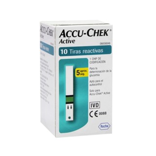 Tiras Accu-Chek Active 10 Unidades em Oferta na Shopee