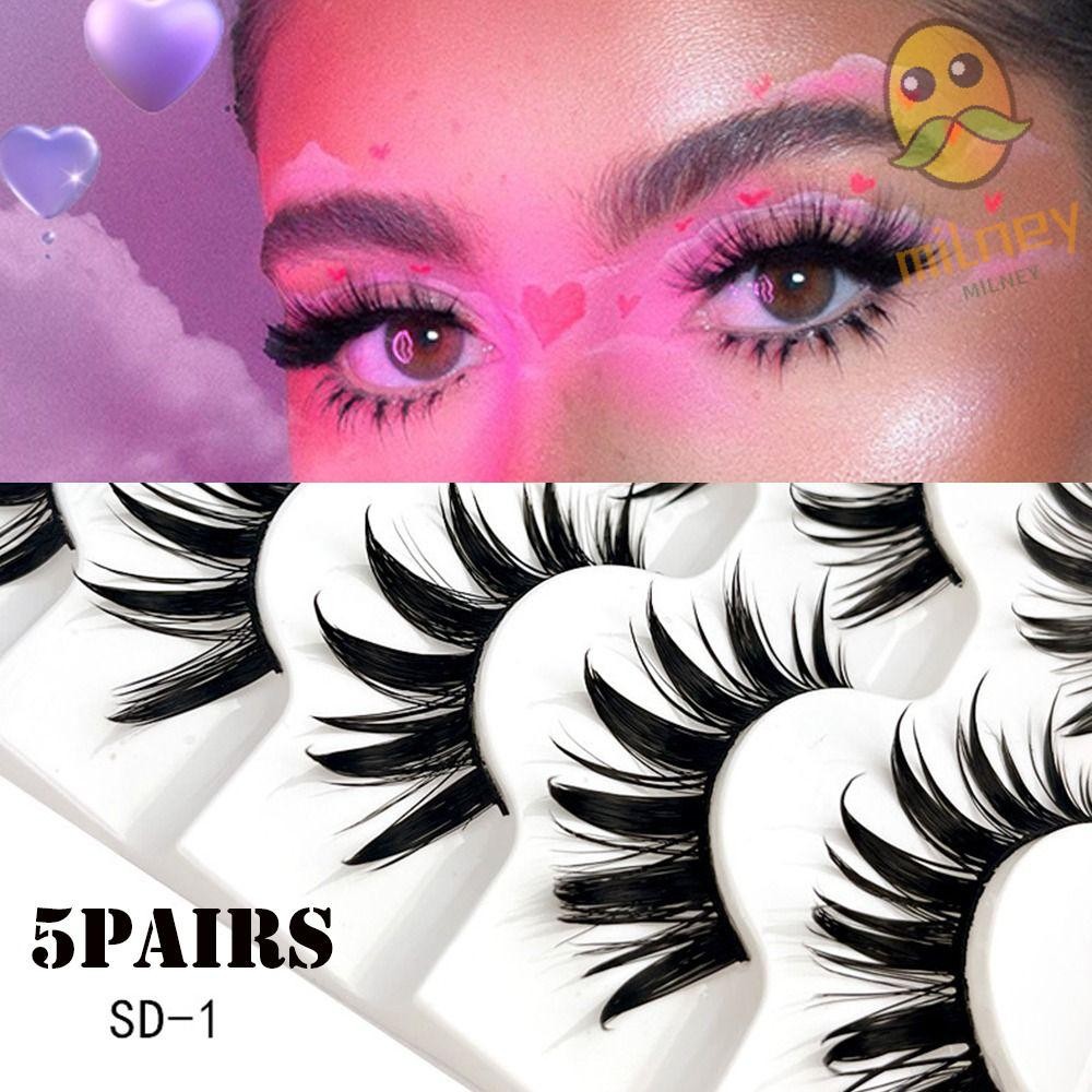 MILLNEY Faux Mink Eyelashes Soft Band Maquiagem Artesanal Extensão De Pestanas Thai