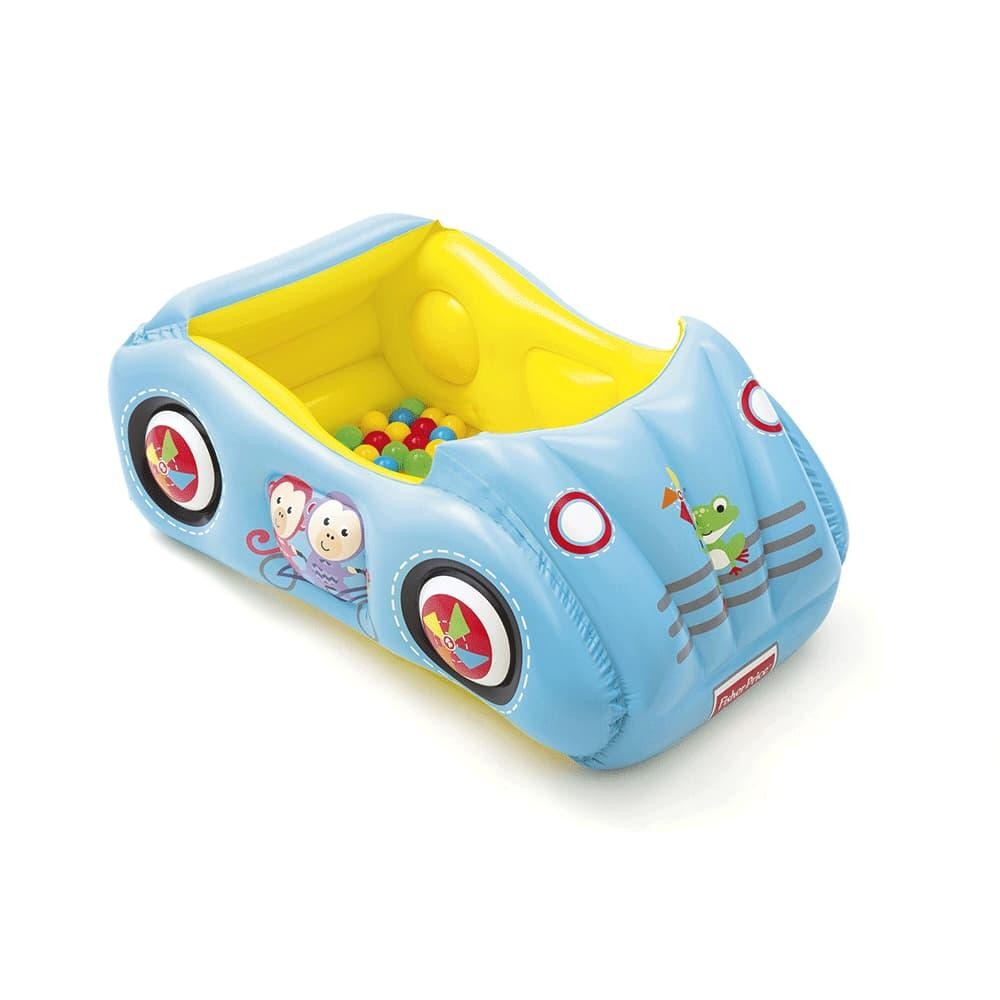 Piscina de Bolinha Infantil Inflável de Carro 2+ Com 25 Bolinhas Bestway