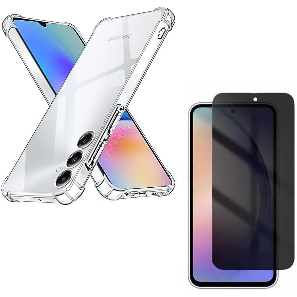 Capa Capinha case Anti Impacto + Película Privacidade Compatível Com Samsung Galaxy A15 - Tech Otoni