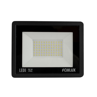Refletor LED 50W 6500K 12V Foxlux Preto IP65 para Energia Solar, Baterias e Iluminação Externa em Oferta na Shopee