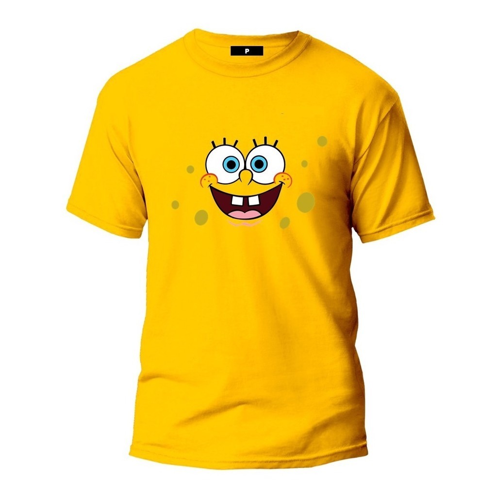 Camiseta Do Bob Esponja E Patrick Infantil Desenho Animado