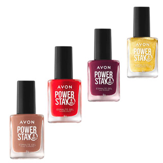 Esmalte em Gel Power Stay  Avon - Vermelhaço E Outros A Escolher em Oferta na Shopee