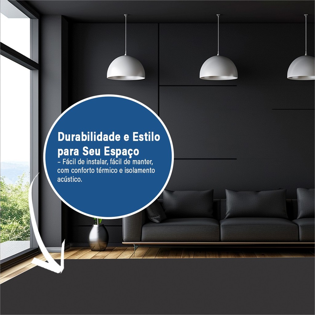 Piso Laminado Liso 2mm - 5,2M² (rolo 1,30mts X 4,00mt) - Kapazi — imagem 2 de 2