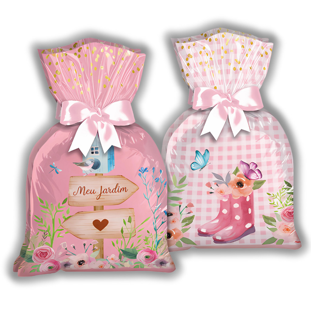 8 ~ 40 SACOLA MEU JARDIM FESTA LEMBRANCINHA  Regina