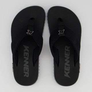 Chinelo Kenner Kivah Cinza e Preto em Oferta na Shopee