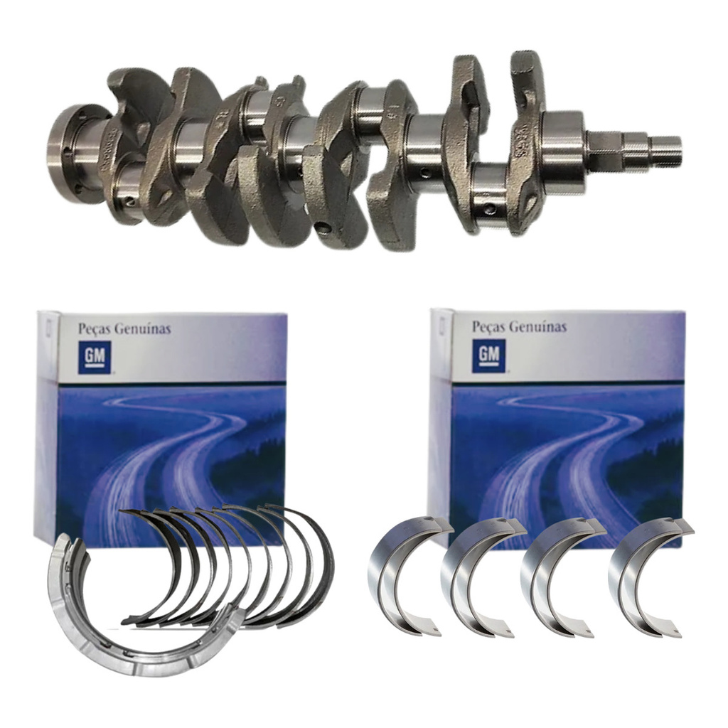 Kit Virabrequim + Bronzinas Fixa E Movel  Std 1.0 Original Gm em Oferta na Shopee