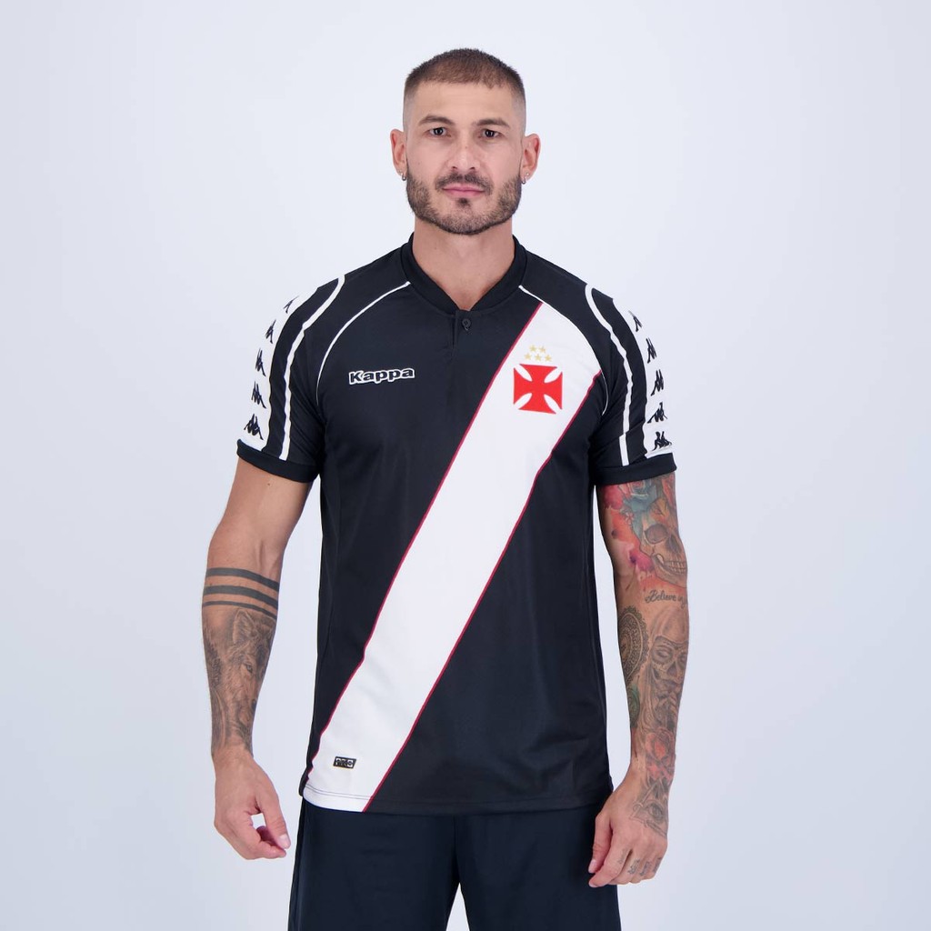 Camisa Kappa Vasco I Retrô 1998 - Sports & Outdoors
