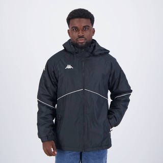 Parka Kappa Dobby Sport Preta em Oferta na Shopee