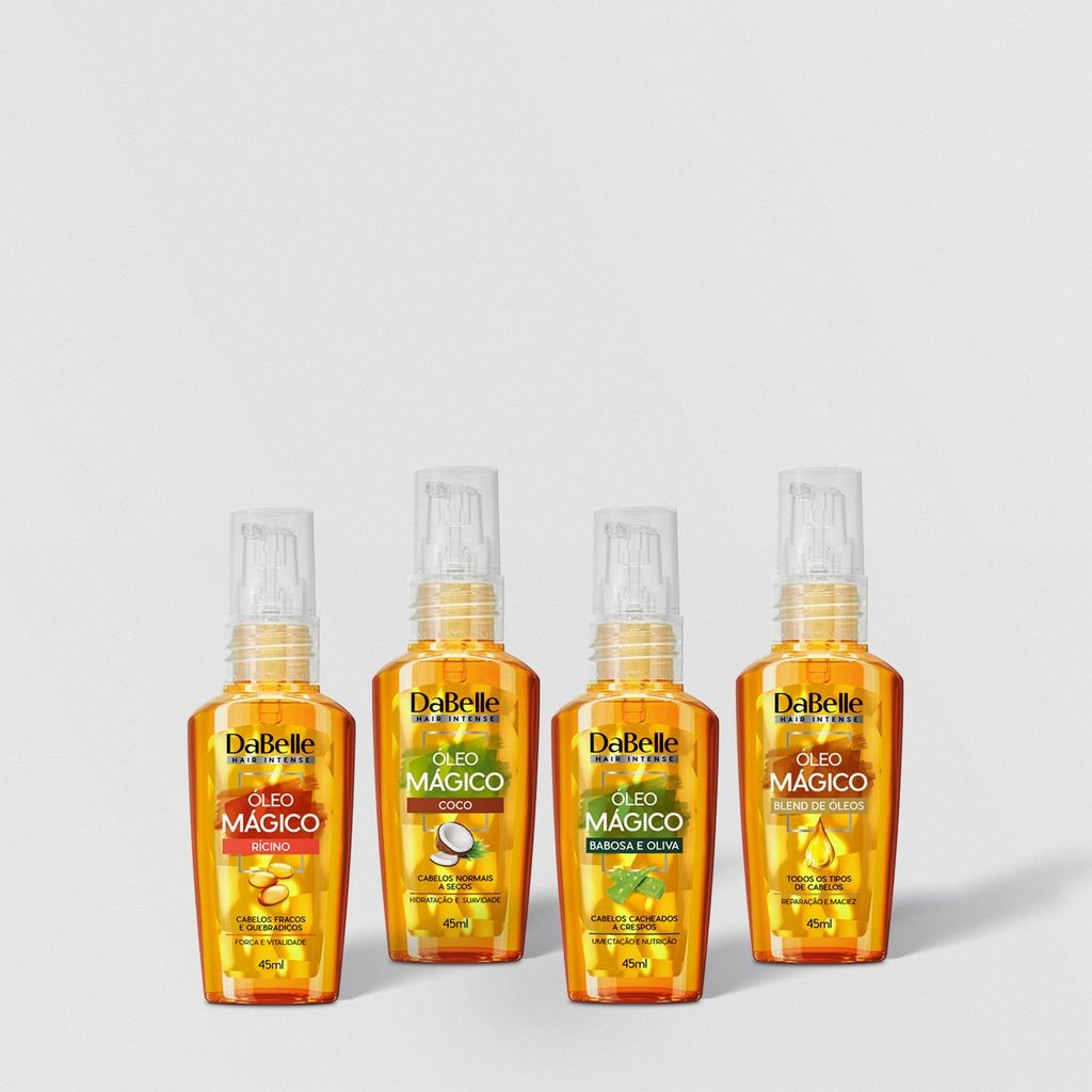 Kit DaBelle Óleos Mágicos - 45ml (4 produtos) - Beauty