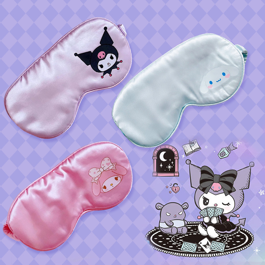 Máscara De Olho De Seda Imitada Para Dormir , Capa Respirável Viagem , Cochilo , Conforto Macio , Venda Noturna