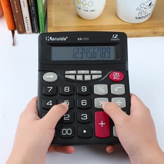 Calculadora Grande com Números Gigantes 12 Digitos a Pilha em Oferta na Shopee