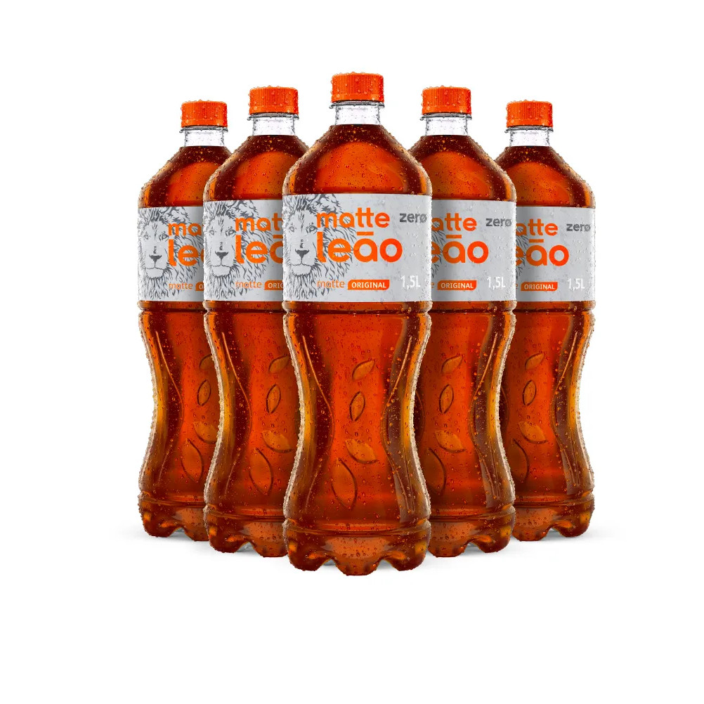 Kit 6 Chá MATTE LEAO NATURAL ZERO GARRAFA PET 1,5L