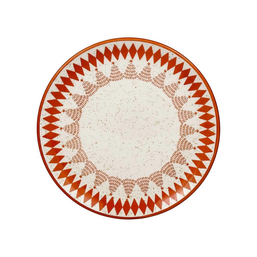 Prato de Sobremesa 20 cm Oxford Malabarismo Natalino em Oferta na Shopee