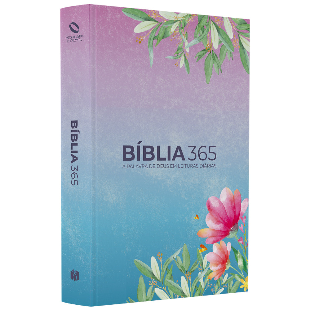 Bíblia 365 Jardim Florido | NAA | Letra Grande | Capa Dura em Oferta na Shopee