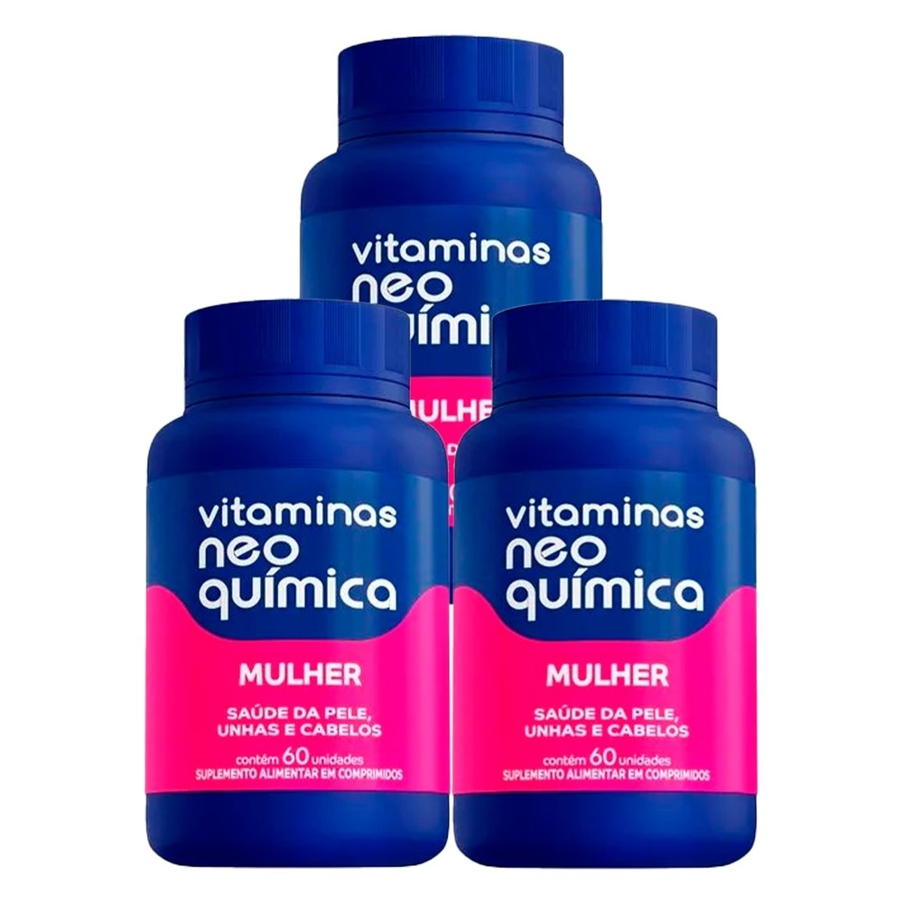 Kit 3 und Vitamina Neo Química Mulher c/ 60cpr em Oferta na Shopee