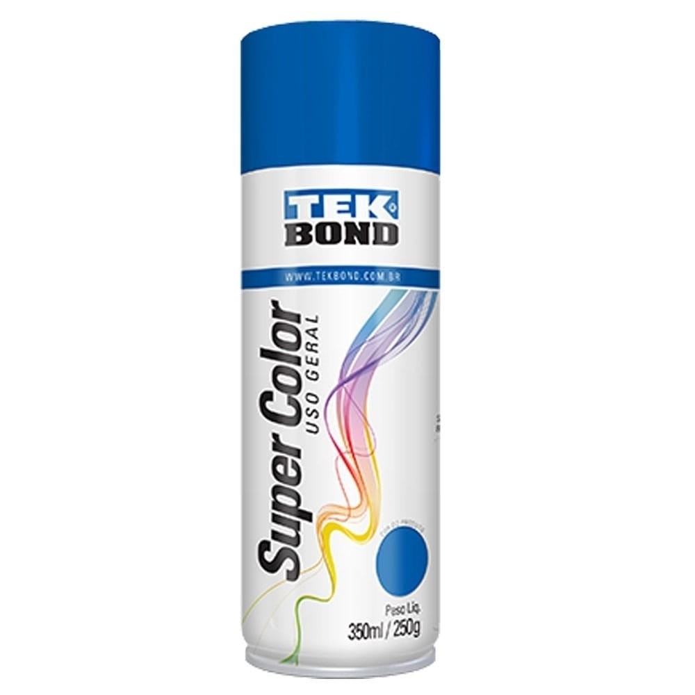 Tinta Spray Tekbond Uso Geral Azul 350ml em Oferta na Shopee