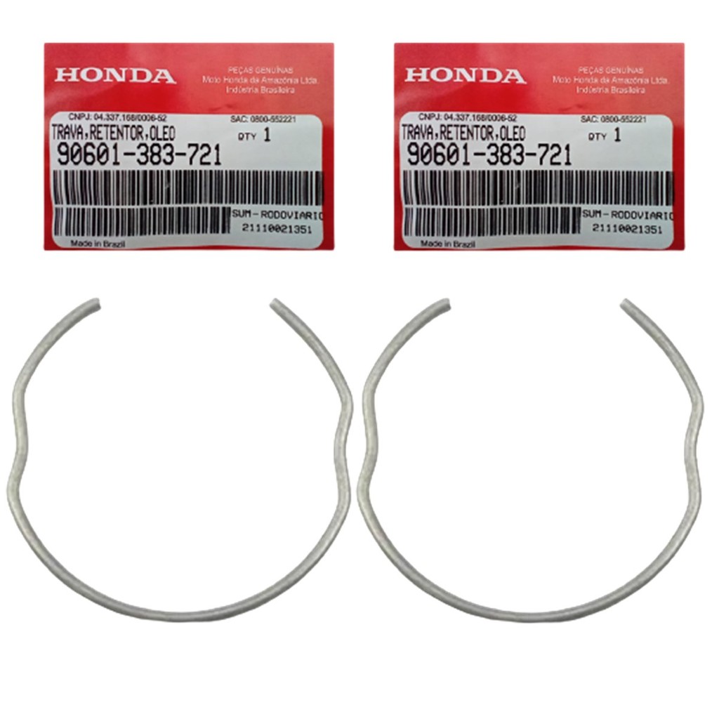 Par Trava Retentor Bengala Biz 100-125/ Pop 100