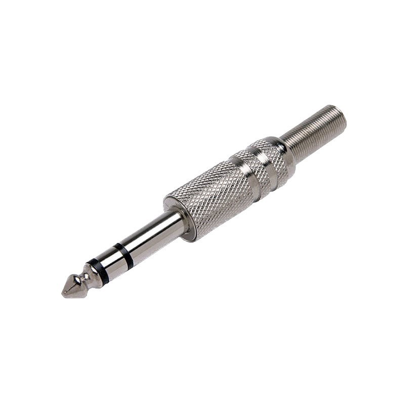 kit 10 conector p10 com mola stereo em Oferta na Shopee