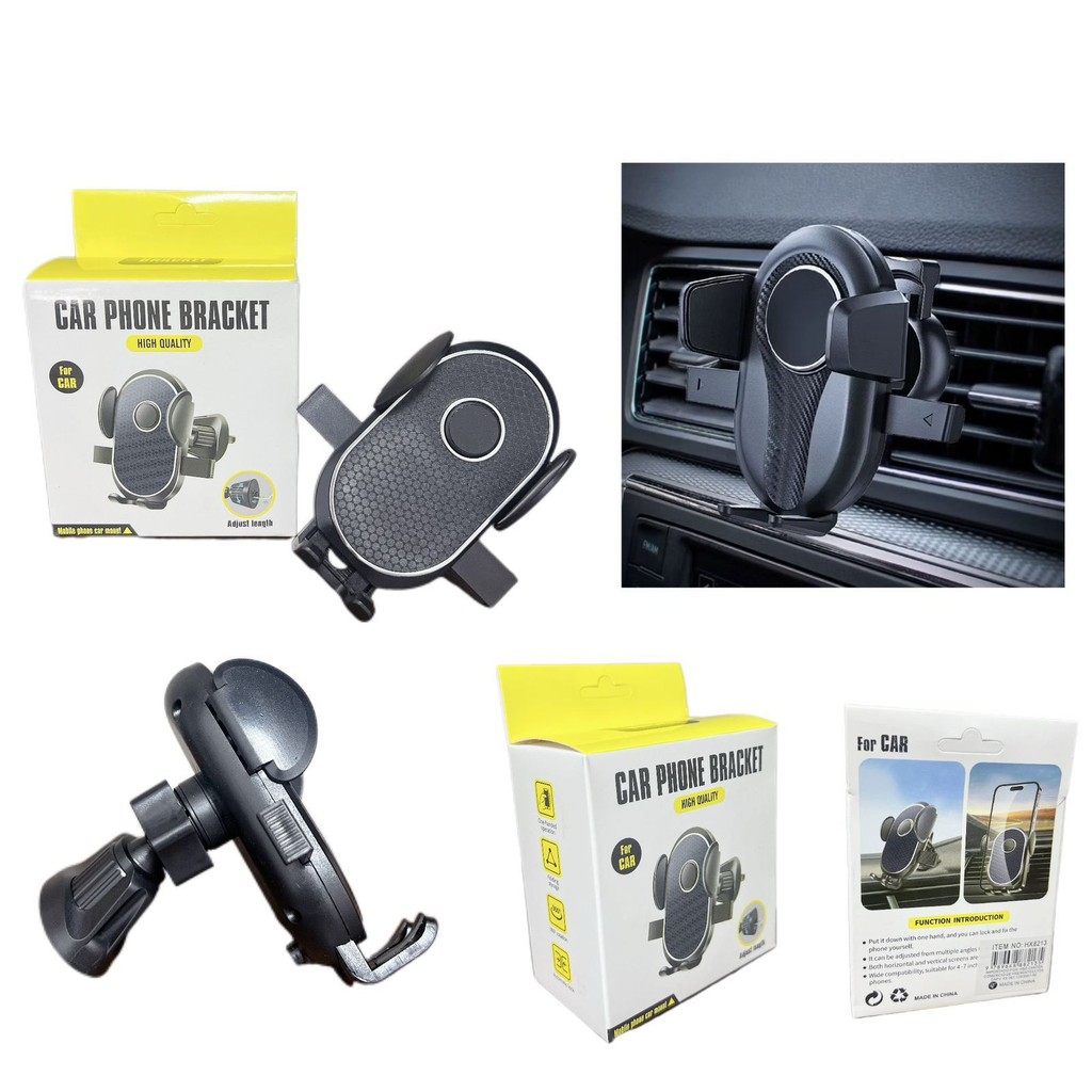 Suporte de Celular para Carro Universal 360° Clip Resistente e Ajustável