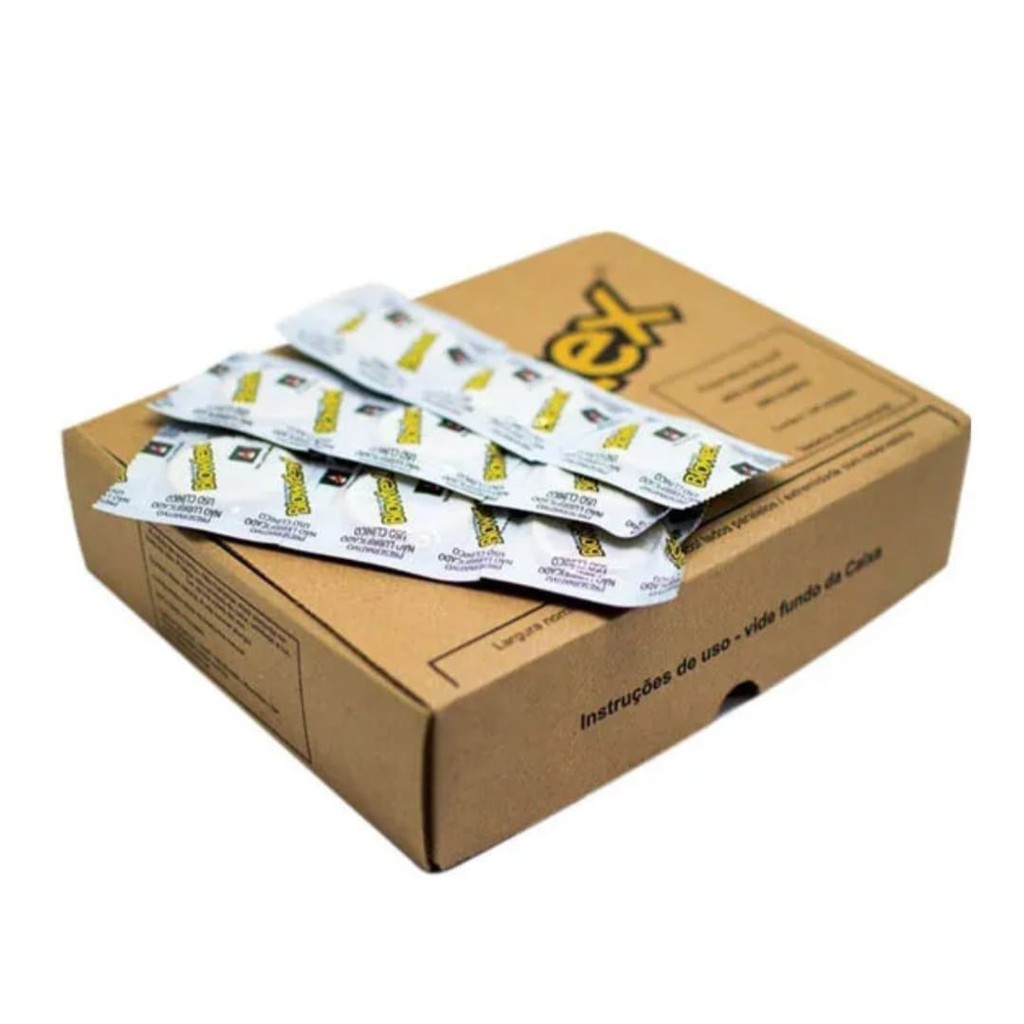 Caixa Camisinha Preservativo Blowtex NÃO LUBRIFICADO 48/100/144 unid em Oferta na Shopee